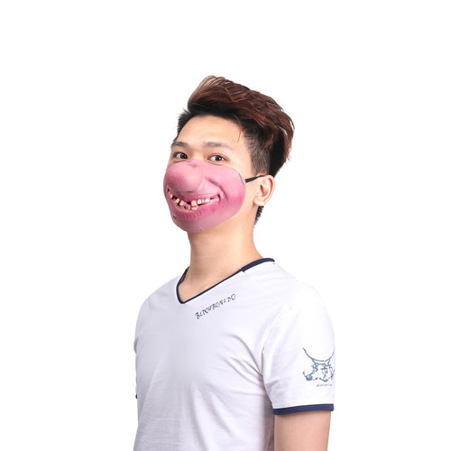 Funny Halloween Half Face Horrible Mask Big Nose