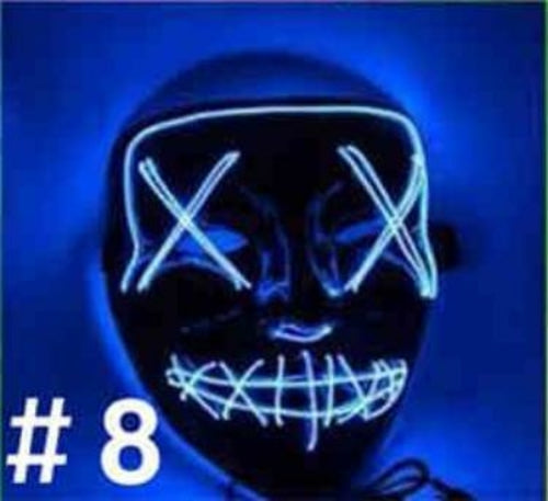 Halloween LED Light Up Party Masks The Purge Election Year Great Funny