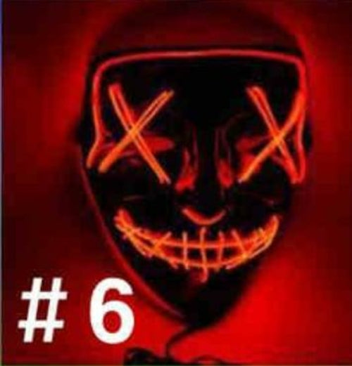 Halloween LED Light Up Party Masks The Purge Election Year Great Funny