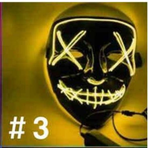 Halloween LED Light Up Party Masks The Purge Election Year Great Funny