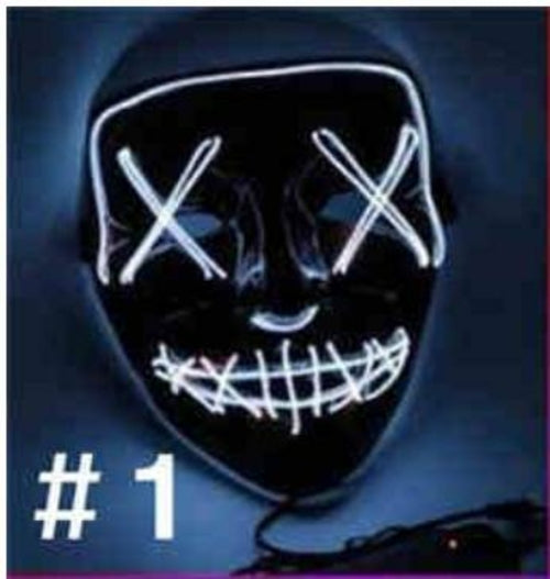 Halloween LED Light Up Party Masks The Purge Election Year Great Funny