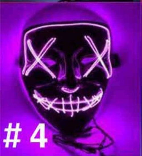 Halloween LED Light Up Party Masks The Purge Election Year Great Funny