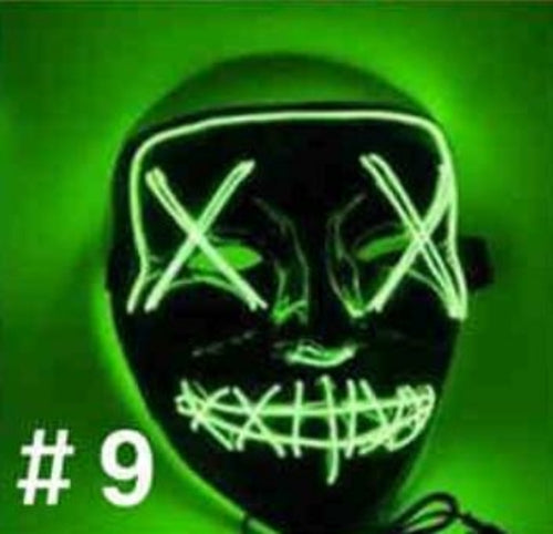Halloween LED Light Up Party Masks The Purge Election Year Great Funny