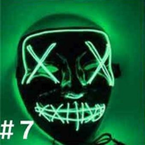 Halloween LED Light Up Party Masks The Purge Election Year Great Funny