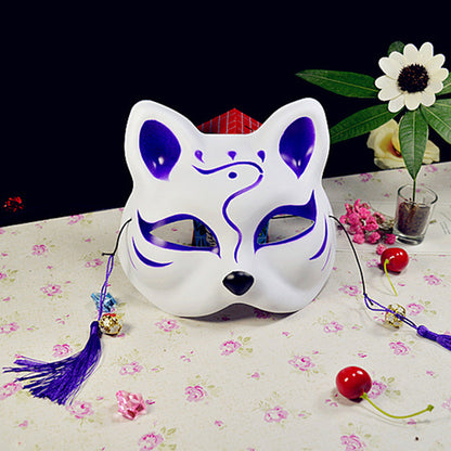 Fox Mask Tassels Bells Halloween Mask Model B