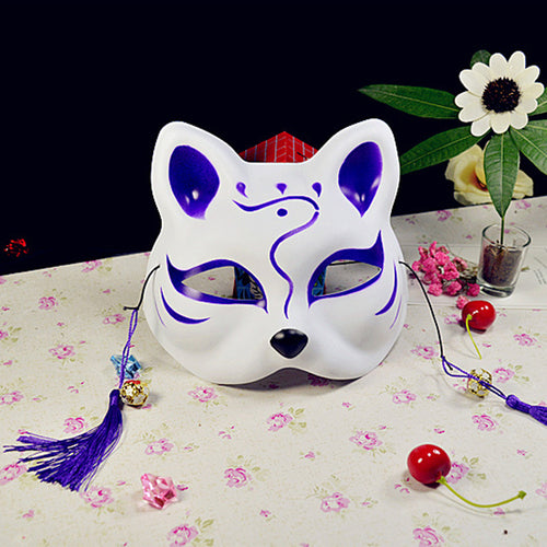 Fox Mask Tassels Bells Halloween Mask Model B