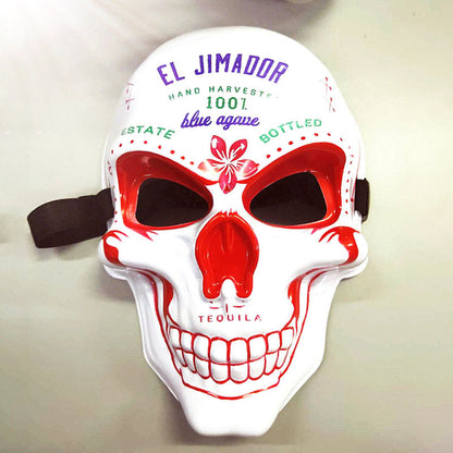 Halloween Scary Mas Skull Masks Red White